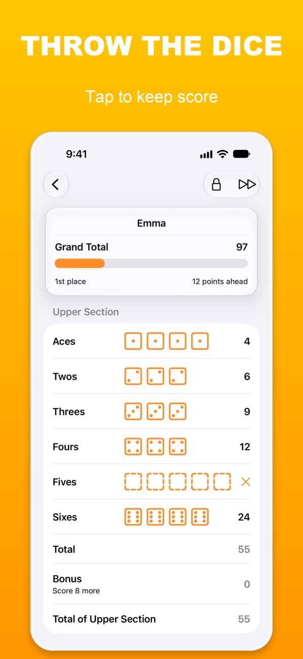 Count The Dots: Keep score
